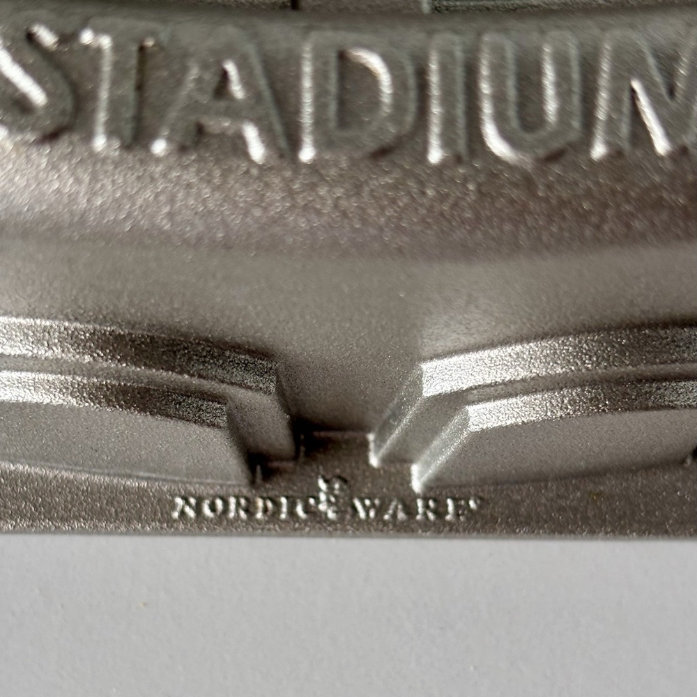 Nordic Ware Stadium Cake Bundt Pan Sports Arena Football Soccer Baseball Party - Picture 5 of 8